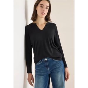 Cecil Dames Shirt in Zwart, Gr: 3XL