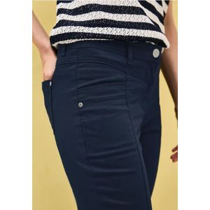 Cecil Dames 7/8 straight legs broek in Blauw, Gr: 25