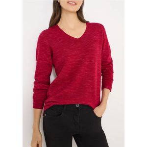 Cecil Dames Trui met V-hals in Rood, Gr: 3XL