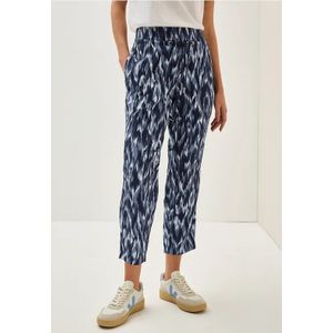 Cecil Dames Loose Fit broek in Blauw, Gr: XXL