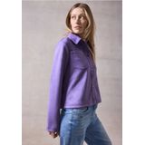 Cecil - Velours-look Jas - Paars - Dames