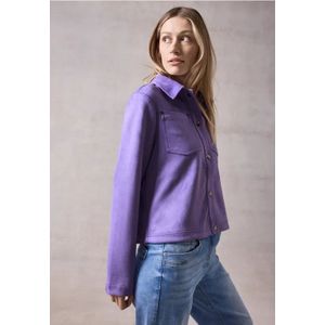 Cecil - Velours-look Jas - Paars - Dames