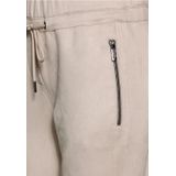Cecil - Broek - Beige - Lederlook - Dames