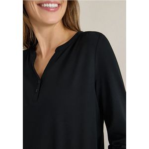 Cecil Dames Shirt in Zwart, Gr: L