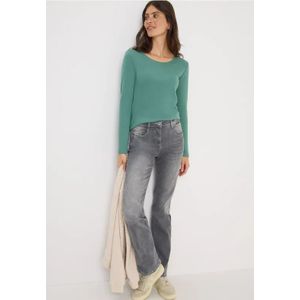 Cecil - Pia - Shirt - Groen - Lange Mouwen