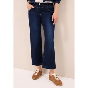 Cecil Dames Wide Legs Jeans in Blauw, Gr: 26