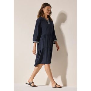 Cecil Dames Tuniekjurk van viscose in Blauw, Gr: S