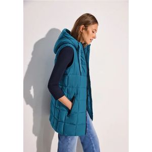Cecil Dames Gewatteerd vest in Blauw, Gr: XL