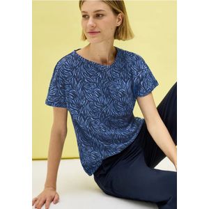 Cecil Dames Shirt met koord in Blauw, Gr: L
