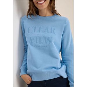 Cecil - Sweatshirt - Blauw - Dames - XXL