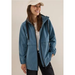 Cecil Dames Korte trenchcoat in Blauw, Gr: 3XL
