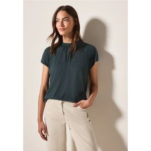 Cecil Dames Shirt met burn-out patroon in Groen, Gr: L