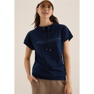 Cecil Dames Trechtervormig shirt in Blauw, Gr: L
