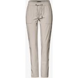 Pantalons - Light Hazel Beige - Casual Fit - Elastische Band