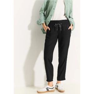 Cecil Dames Loose fit broek in Zwart, Gr: XS