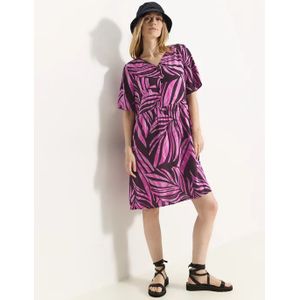 Cecil Dames Zomerjurk met print in Rood, Gr: L