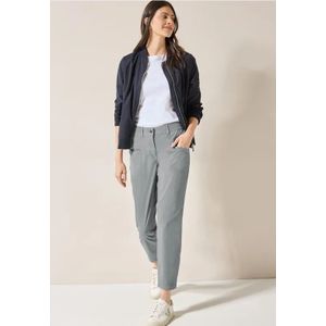 Cecil Dames Papertouch broek in Grijs, Gr: XXL