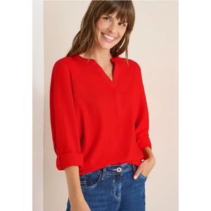 Cecil Dames Blouse in effen kleur in Oranje, Gr: 3XL