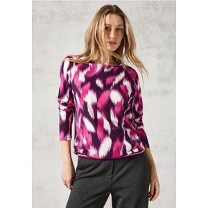 Cecil Dames Bedrukt overhemd in Pink, Gr: XXL