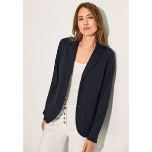 Cecil Dames Sweat blazer in Blauw, Gr: XS