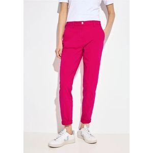 Cecil Dames Casual fit chino in Pink, Gr: 25