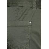 Cecil - Papertouch Broek - Groen - Dames - Loose Fit - Middelhoge Taille