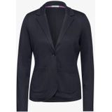 Cecil Dames Basis gestructureerde blazer in Blauw, Gr: L