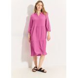 Cecil - Tuniekjurk - Pink - Midi-jurk - 3/4 Mouwen