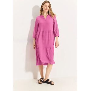 Cecil - Tuniekjurk - Pink - Midi-jurk - 3/4 Mouwen