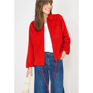 Cecil Dames Corduroy jas met trekkoord in Oranje, Gr: L