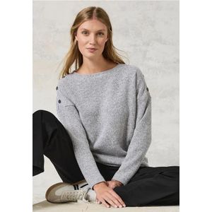 Cecil - Gemêleerd Overhemd - Grijs - Katoen