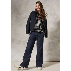 Cecil Dames Trui met strepen in Blauw, Gr: XS