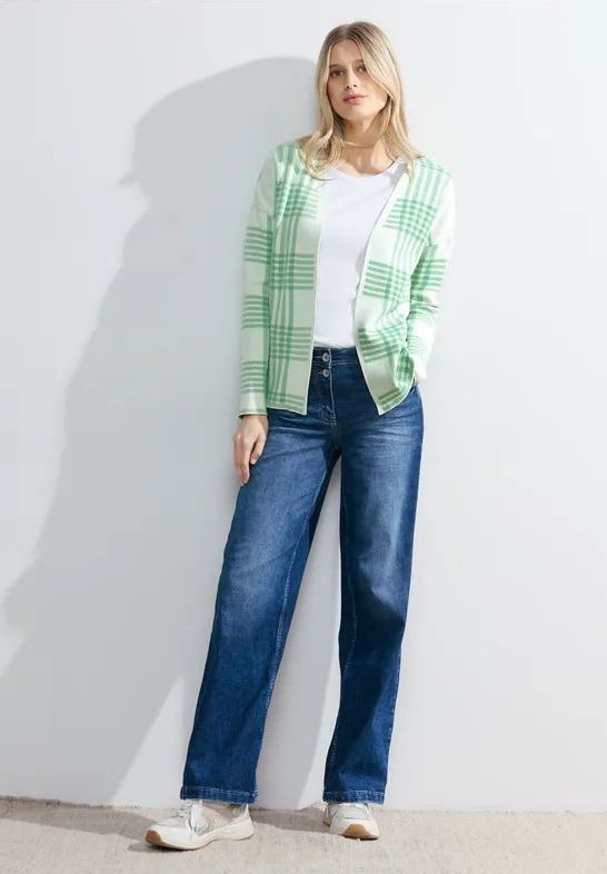 Cecil - B253758 - Vesten - Celery Green Melange