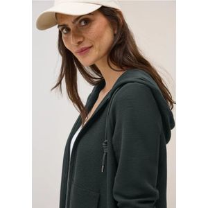 Cecil Dames Lichtgewicht jack met capuchon in Groen, Gr: L