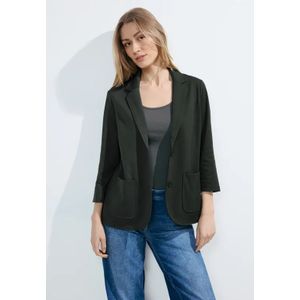 Cecil Dames Basic effen blazer in Groen, Gr: XL