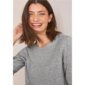 Cecil Dames Trui met structuur in Zilver, Gr: L