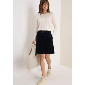 Cecil Dames Corduroy rok in Blauw, Gr: 25