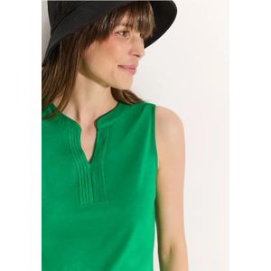 Cecil Dames Top met decoratief element in Groen, Gr: XXL