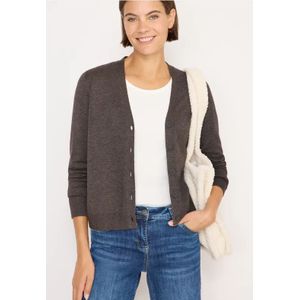 Cecil Dames V-hals vest in Bruin, Gr: XL