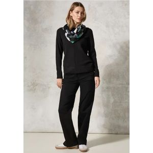 Cecil Dames Sjaal met lus en print in Paars, Gr: One size