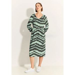 Cecil Dames Tuniekjurk met print in Groen, Gr: L