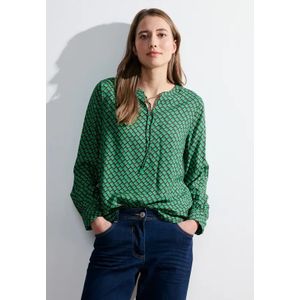 Cecil Dames Tuniek-blouse met print in Groen, Gr: XXL