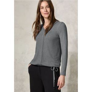Cecil Dames Shirt met V-hals in Grijs, Gr: XL