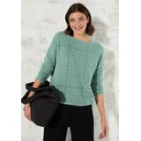 Cecil - B322389 - T-shirt - Ice Salvia Green - Jacquard