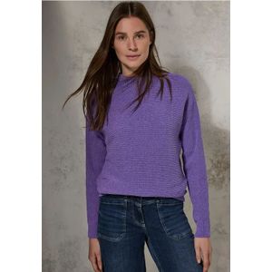 Cecil - Chenille Dolman-trui - Paars - Dames