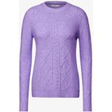 Cecil - Gebreide Trui - Paars - Dames