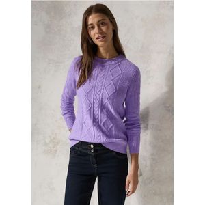 Cecil - Gebreide Trui - Paars - Dames