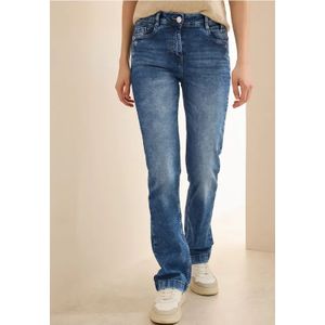 Cecil Dames Bootcut jeans in Blauw, Gr: 34