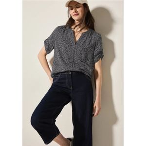 Cecil Dames Gedessineerde blouse in Blauw, Gr: L