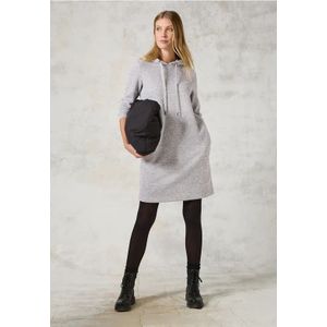 Cecil Dames Gebreide jurk met capuchon in Grijs, Gr: XXL